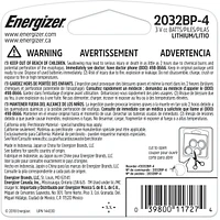 Energizer 2032 Lithium Coin Battery