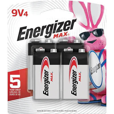 MAX 9V-4 Pack