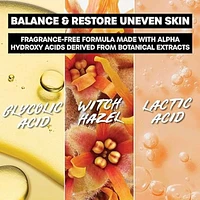 2% AHA Exfoliating Toner with Glycolic Acid, Lactic Acid and Witch Hazel, Smoothing and Pore Refining