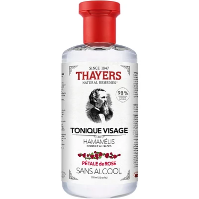 Rose Petal Alcohol Free Witch Hazel Face Toner with Aloe Vera formula 355ml