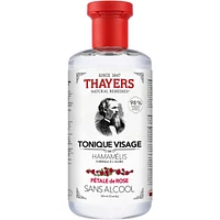 Rose Petal Alcohol Free Witch Hazel Face Toner with Aloe Vera formula 355ml