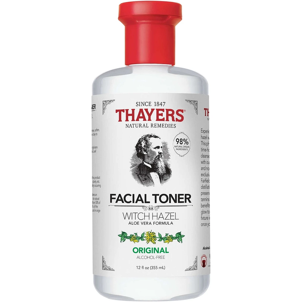 Original Alcohol-Free Witch Hazel Face Toner with Aloe Vera