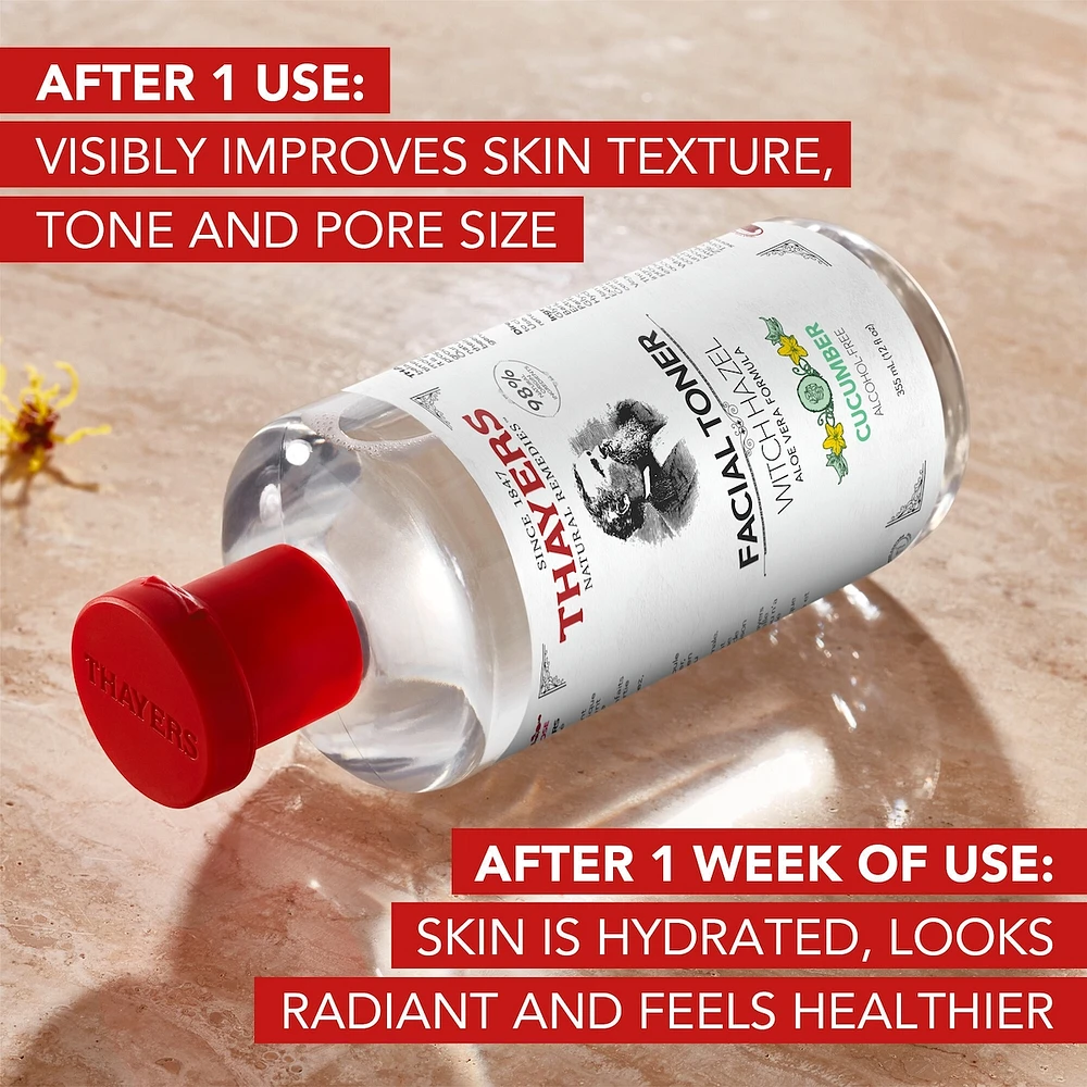 Cucumber Alcohol-Free Witch Hazel Face Toner with Aloe Vera