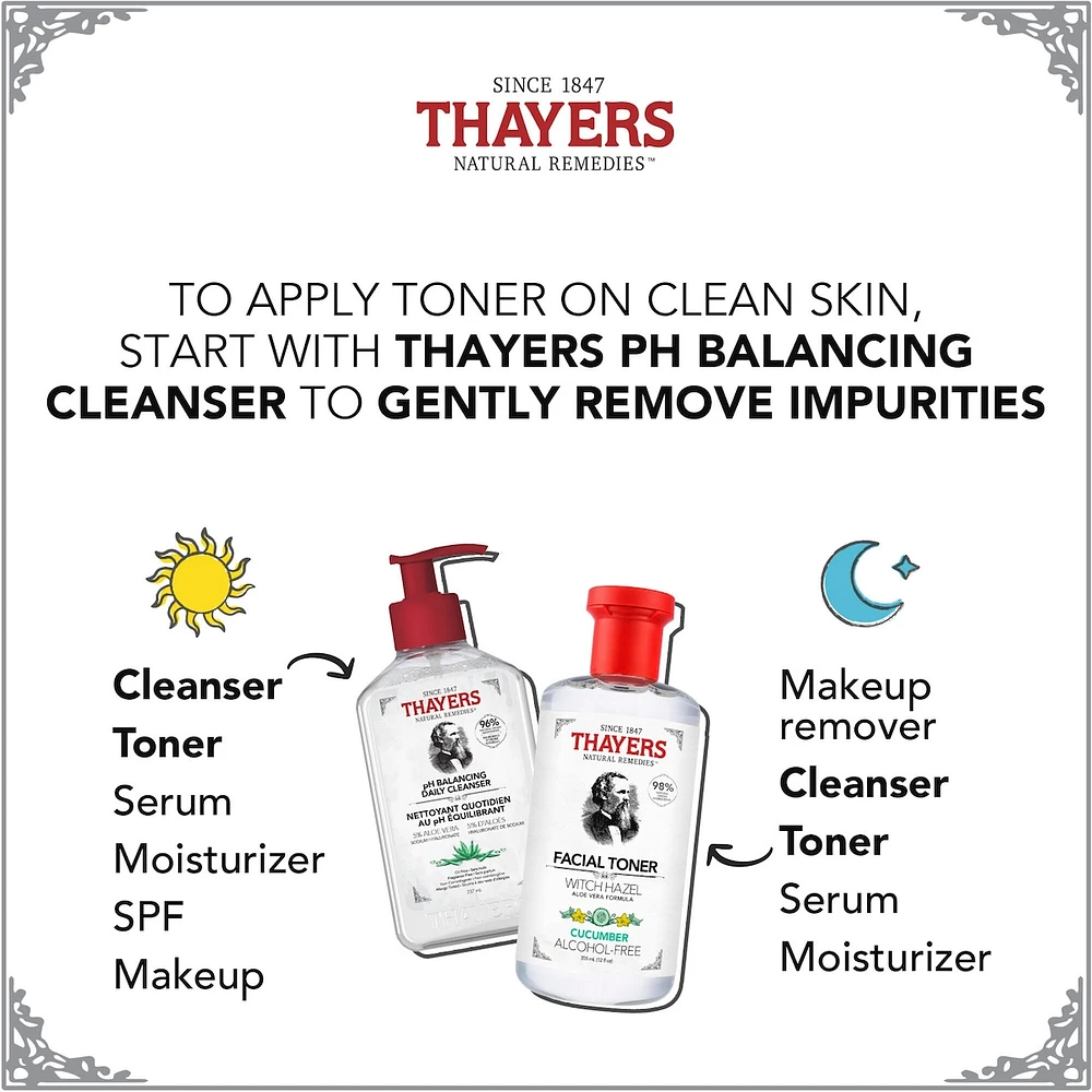 Cucumber Alcohol-Free Witch Hazel Face Toner with Aloe Vera