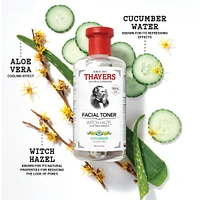 Cucumber Alcohol-Free Witch Hazel Face Toner with Aloe Vera