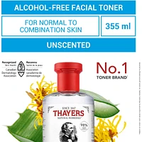 Unscented Alcohol Free Witch Hazel Face Toner with Aloe Vera