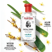 Unscented Alcohol Free Witch Hazel Face Toner with Aloe Vera