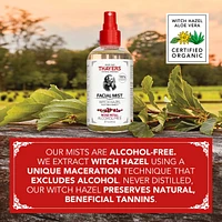 Rose Petal Alcohol-Free Witch Hazel Face Mist with Aloe Vera