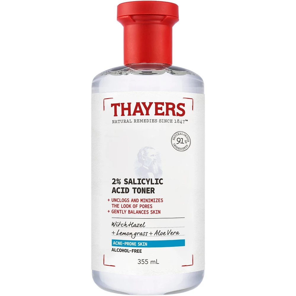 Thayers 2% Salicylic Acid Toner, For Acne prone Skin