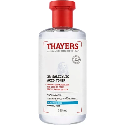 Thayers 2% Salicylic Acid Toner, For Acne prone Skin
