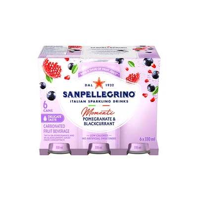 Carbonated Fruit Beverage Pomegranate & Blackcurrant