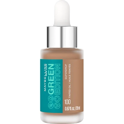 Green Edition - Face Makeup Superdrop Tinted Oil Makeup, Adjustable Coverage