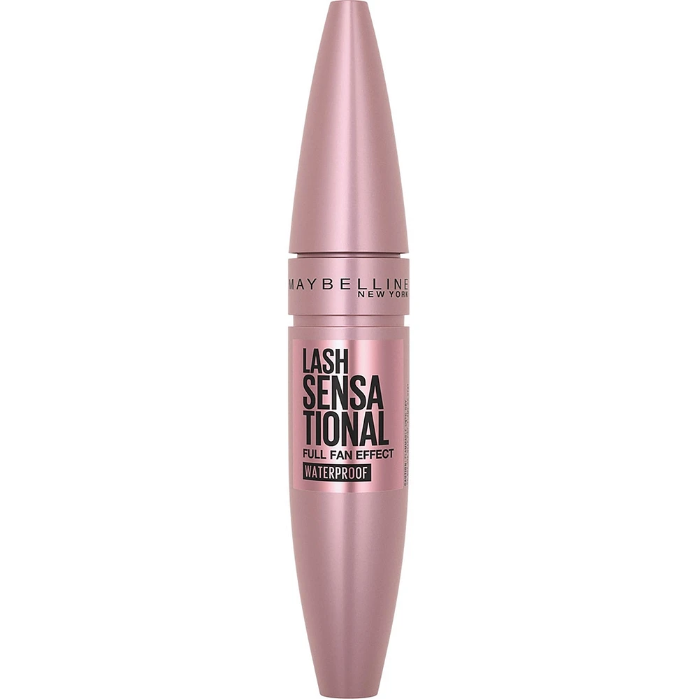 Lash Sensational Mascara, Full Fan Brush for Layered Lashes, Waterproof