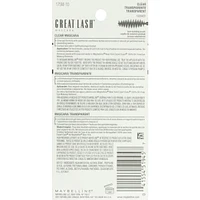 Great Lash Clear Mascara, Defines Lashes & Sets Brows, Natural Finish