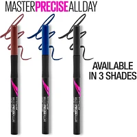Eye Studio Master Precise Liquid Eyeliner, Waterproof and Smudge Proof, Longwear for Up to 12 hours, Precise and Defined Line