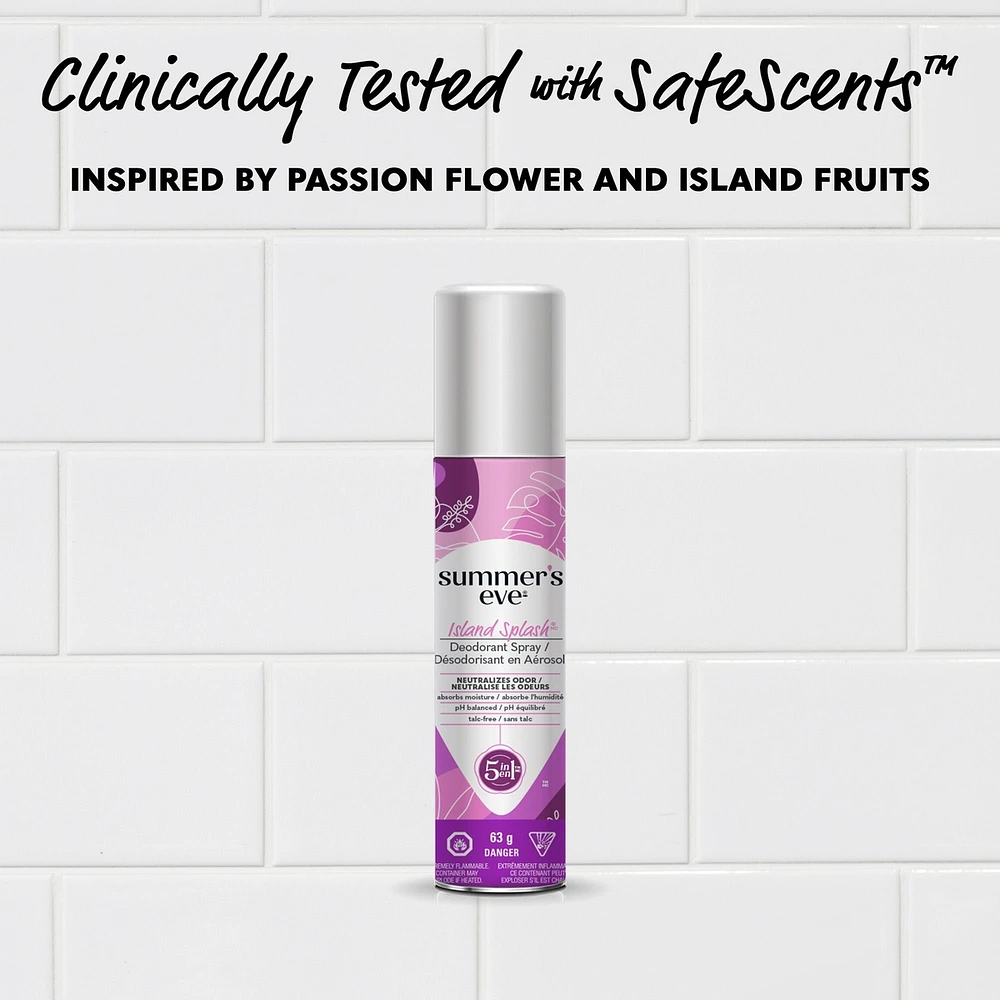Summer's Eve Island Splash Deodorant Spray