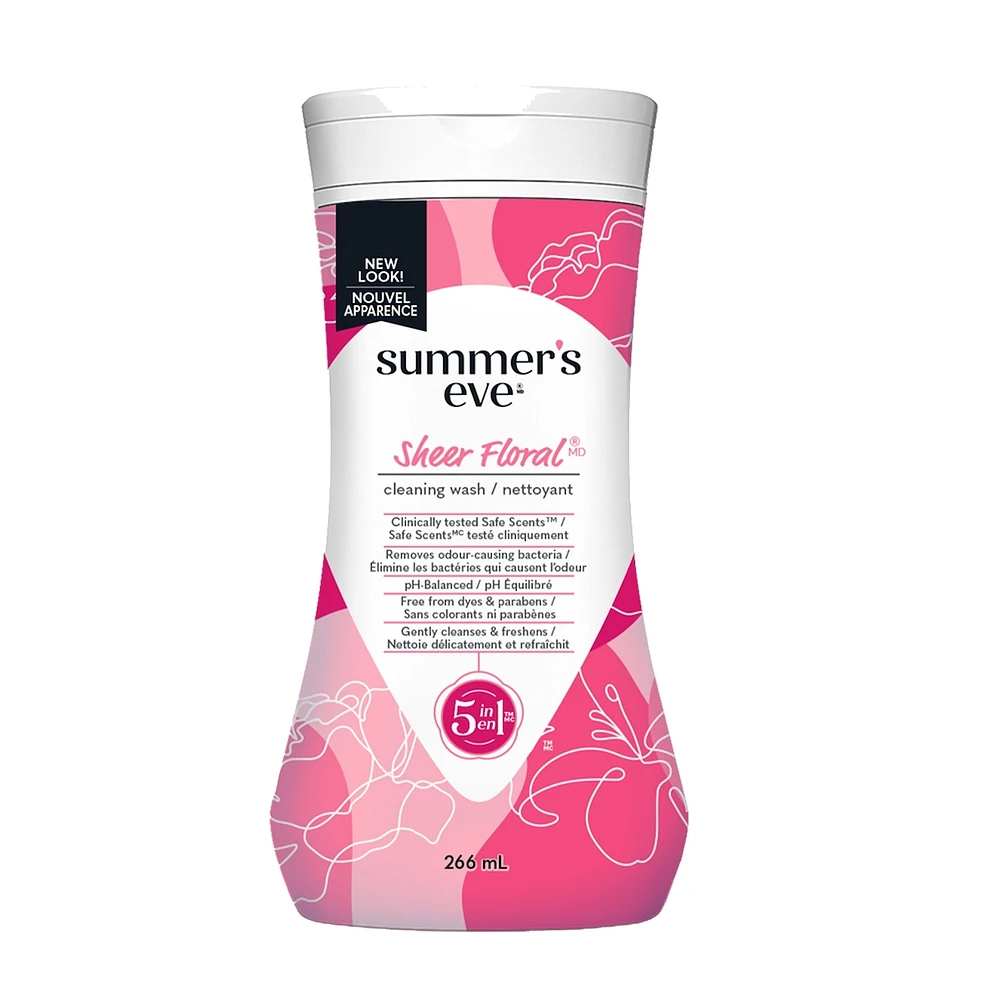 Summer's Eve 5 in 1 Sheer Floral Cleansing Wash