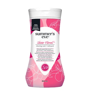 Summer's Eve 5 in 1 Sheer Floral Cleansing Wash