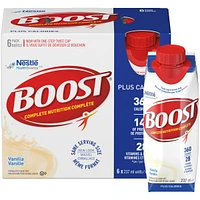 PLUS Calories Vanilla Formulated Liquid Diet Drink, 6 x 237ml
