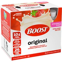 Original Strawberry Meal Replacement Drink, Pack of 6, 6 x 237 ml
