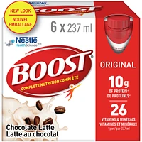 Original Chocolate Latte Meal Replacement Drink, Pack of 6, 6 x 237 ml