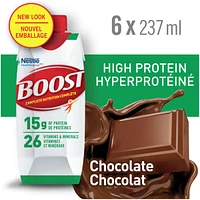 High Protein Chocolate Meal Replacement Drink, Pack of 6, 6 x 237 ml