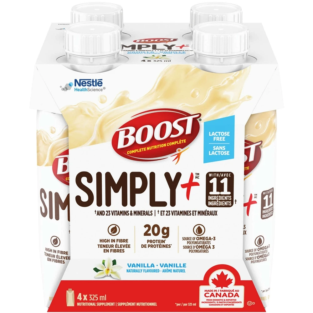 Simply+ Vanilla Nutrition Drink