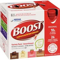 Original Variety Pack Meal Replacement Drink, Pack of 6, 6 x 237 ml