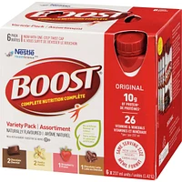 Original Variety Pack Meal Replacement Drink, Pack of 6, 6 x 237 ml