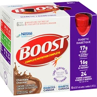 Diabetic Chocolate Nutritional Supplement Drink, Pack of 6, 6 x 237 ml