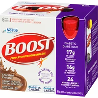 Diabetic Chocolate Nutritional Supplement Drink, Pack of 6, 6 x 237 ml