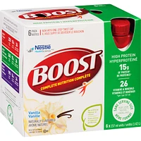 High Protein Vanilla Meal Replacement Drink, Pack of 6, 6 x 237 ml