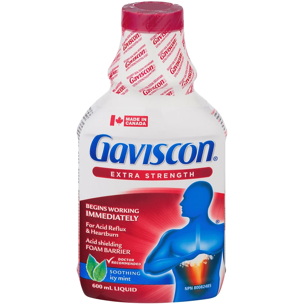 Gaviscon Extra Strength Liquid Soothing Icy Mint