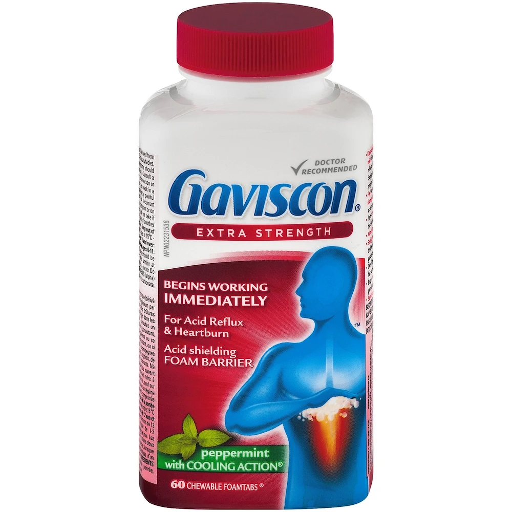 Gaviscon Extra-Fort Foamtabs À Croquer Menthe à Action Fraîcheur