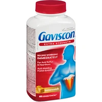 Gaviscon Extra Strength Chewable Foamtabs Butterscotch