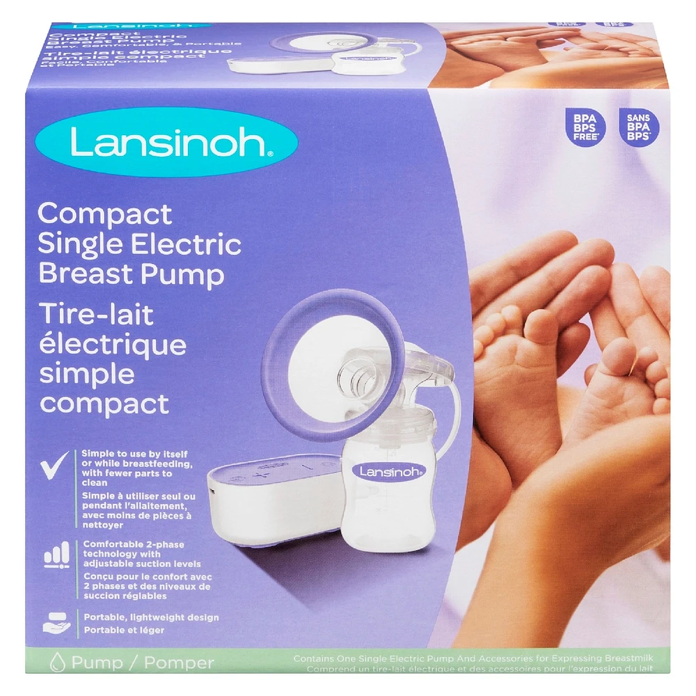 Single electric breast pump