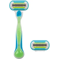 Gillette Venus Extra Smooth Green Women's Razor Handle + 2 Blade Refills