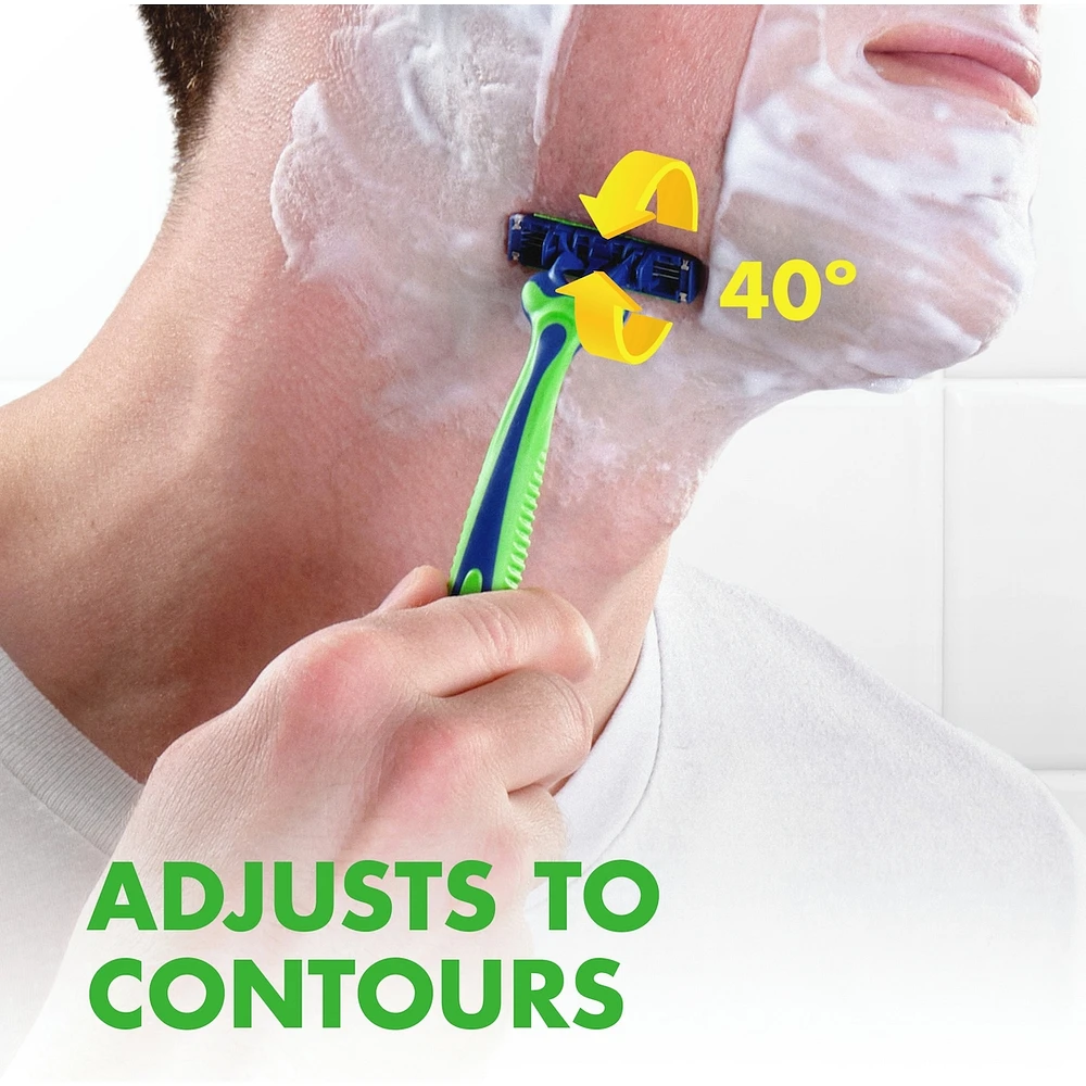 Gillette Sensor3 Sensitive Men's Disposable Razor - 4 Pack