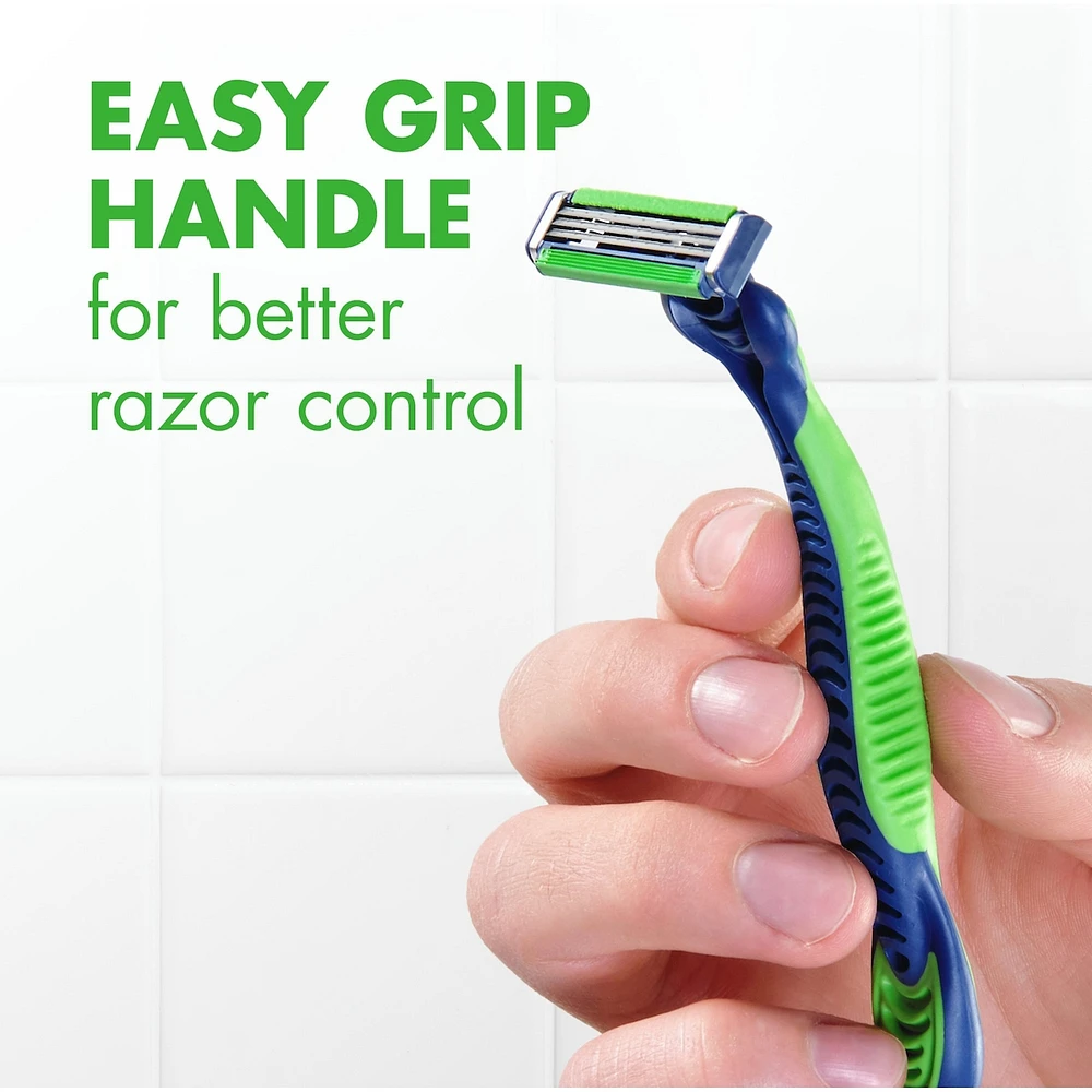 Rasoirs jetables pour hommes Gillette Sensor3 Sensible, paquet de 4