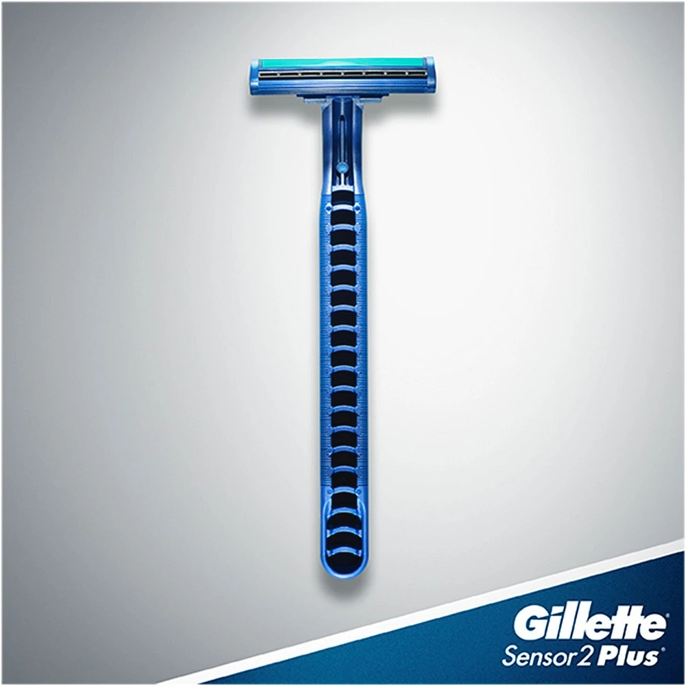 Gillette Sensor2 Plus Men’s Disposable Razors - 10 Pack