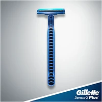 Gillette Sensor2 Plus Men’s Disposable Razors - 10 Pack