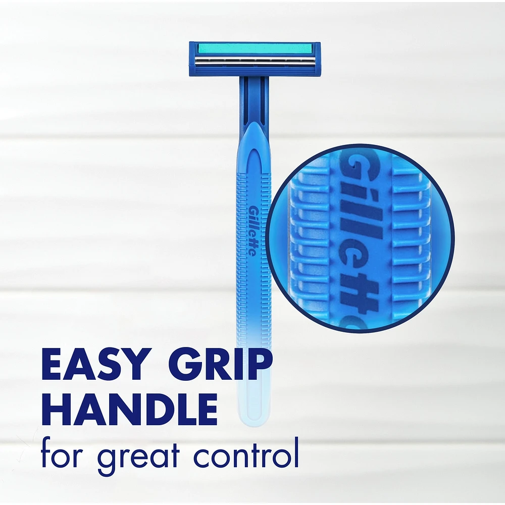 Gillette Sensor2 Plus Men’s Disposable Razors - 10 Pack