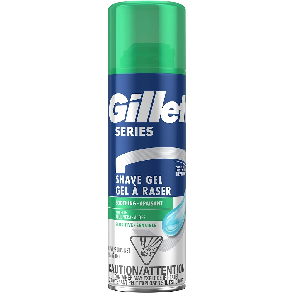 TGS Series Shave Gel Sensitive, 7 oz