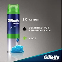 TGS Series Shave Gel Sensitive, 7 oz