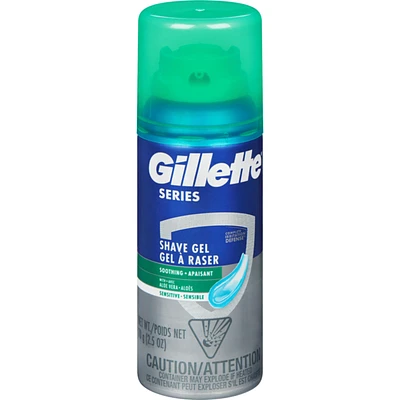 Gillette Series Soothing Shave Gel for men with Aloe Vera, 2.5oz