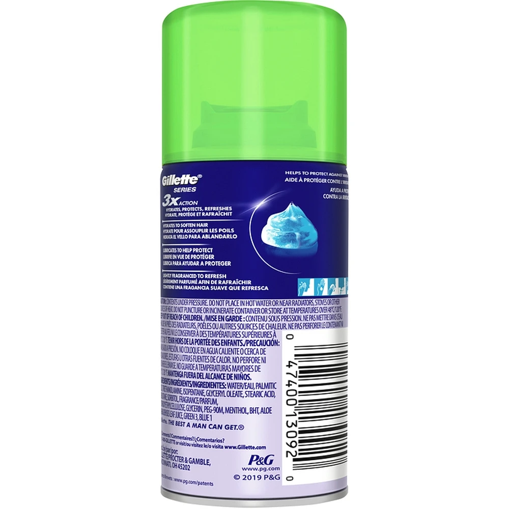 Gillette Series Soothing Shave Gel for men with Aloe Vera, 2.5oz