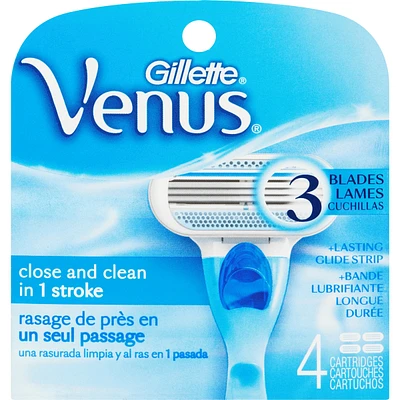 Gillette Venus Women's Razor Blades, 4 Refills