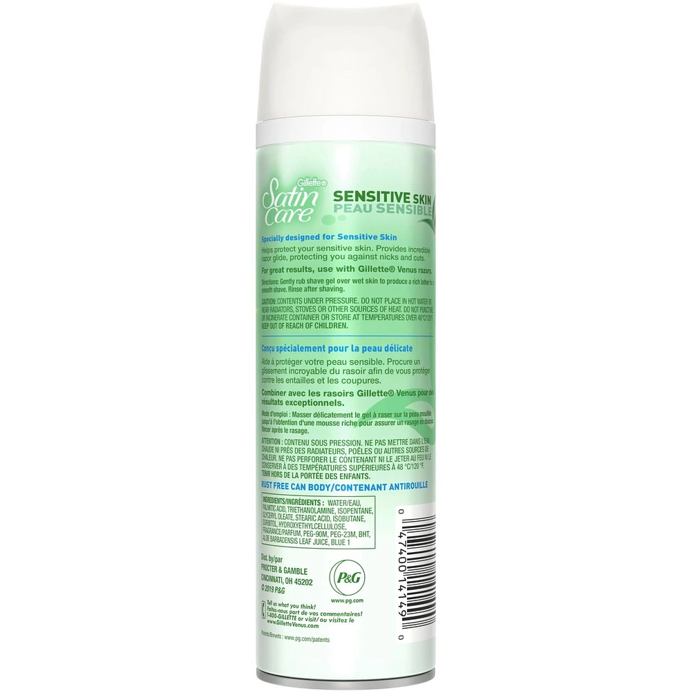 Satin Care Sensitive Skin Shave Gel for Women 198 g
