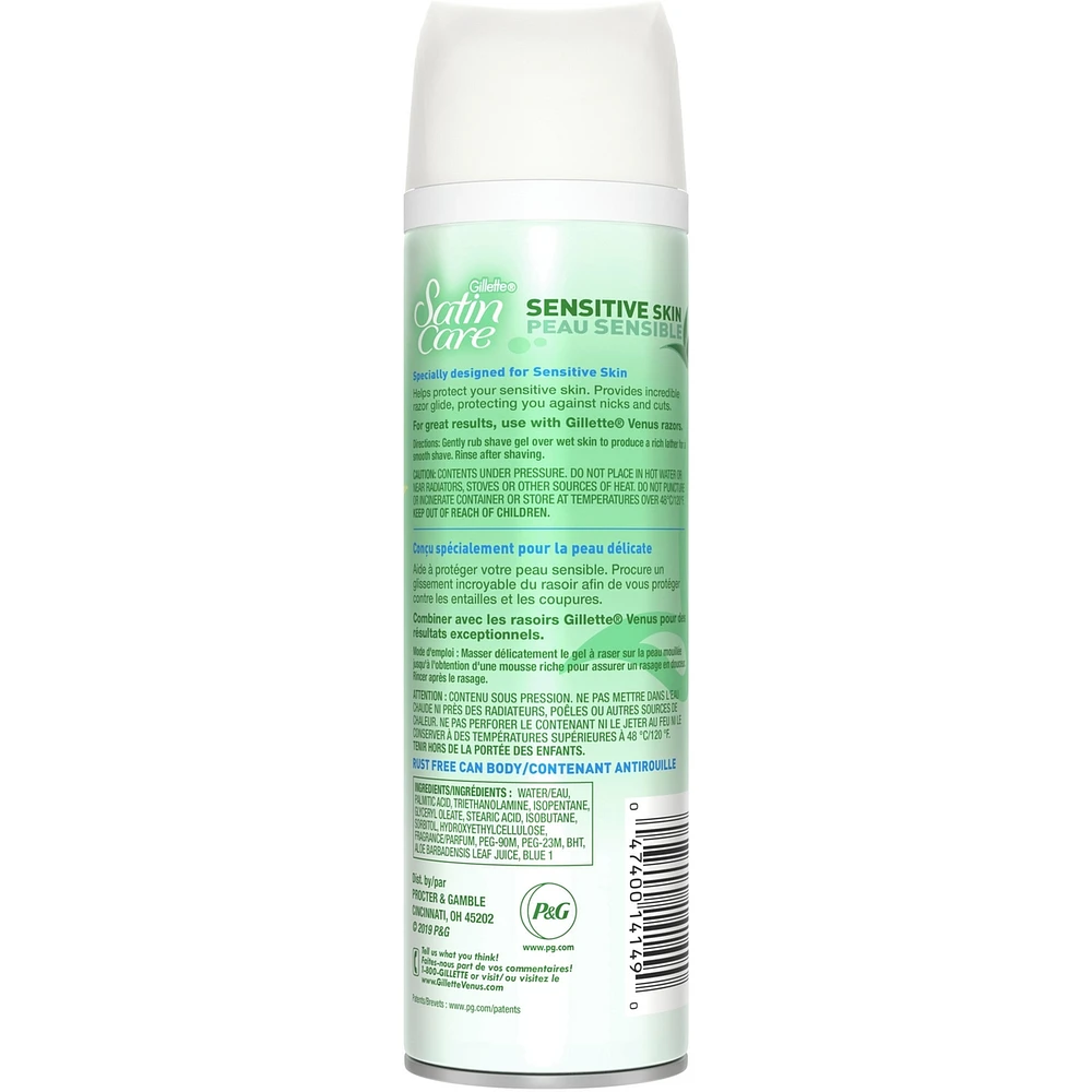 Satin Care Sensitive Skin Shave Gel for Women 198 g