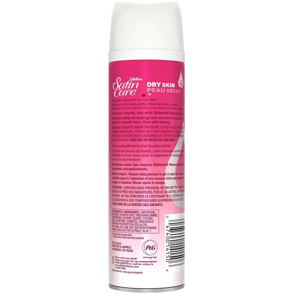 Satin Care Dry Skin Shave Gel for Women 198G